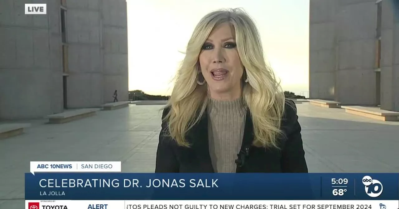 Kimberly Hunt gets a peek at Salk Institute's groundbreaking research