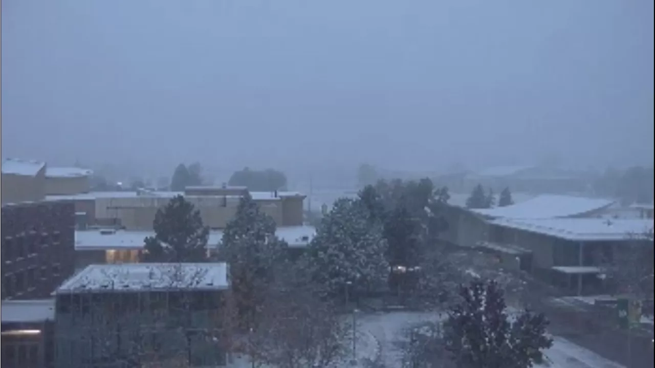 WATCH LIVE: Snow falls in Colorado