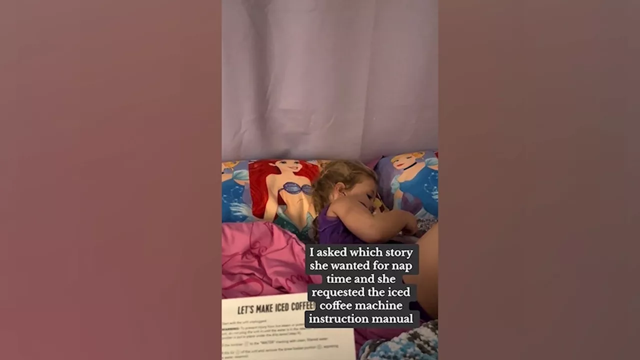 3-year-old's hilarious nap time story choice goes viral