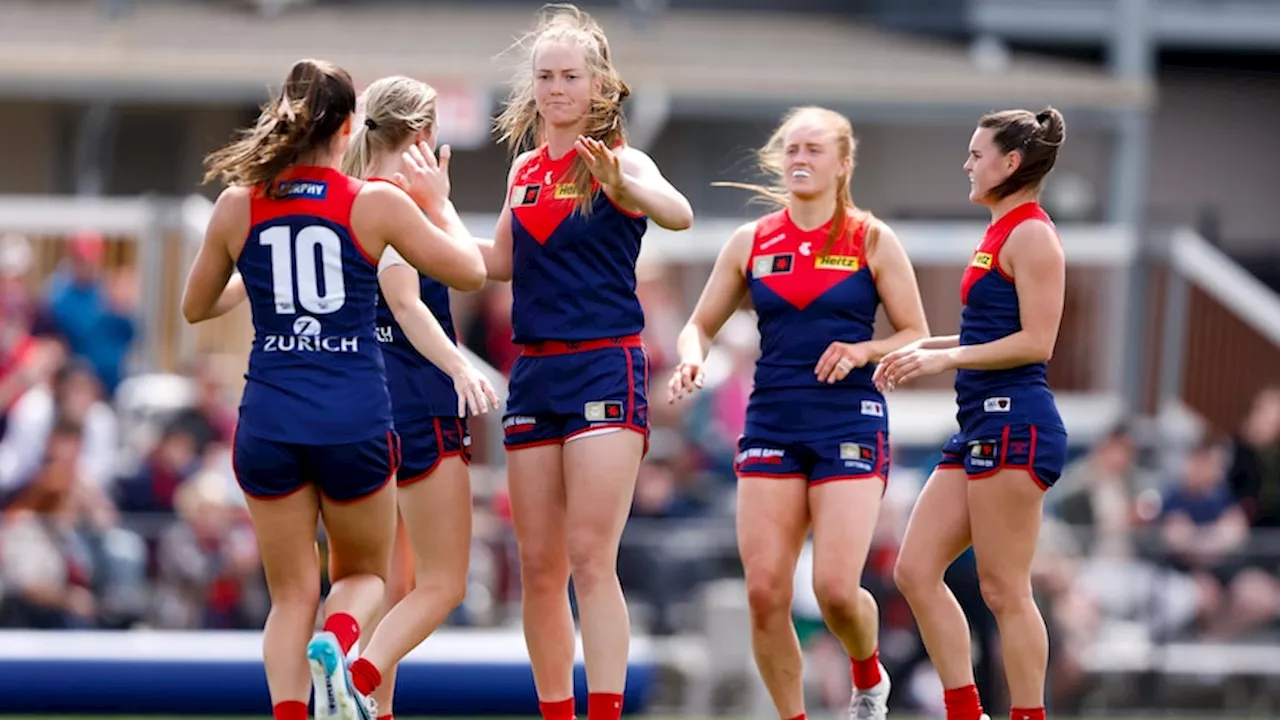 Demons see off gutsy Dockers to claim 33-point AFLW win