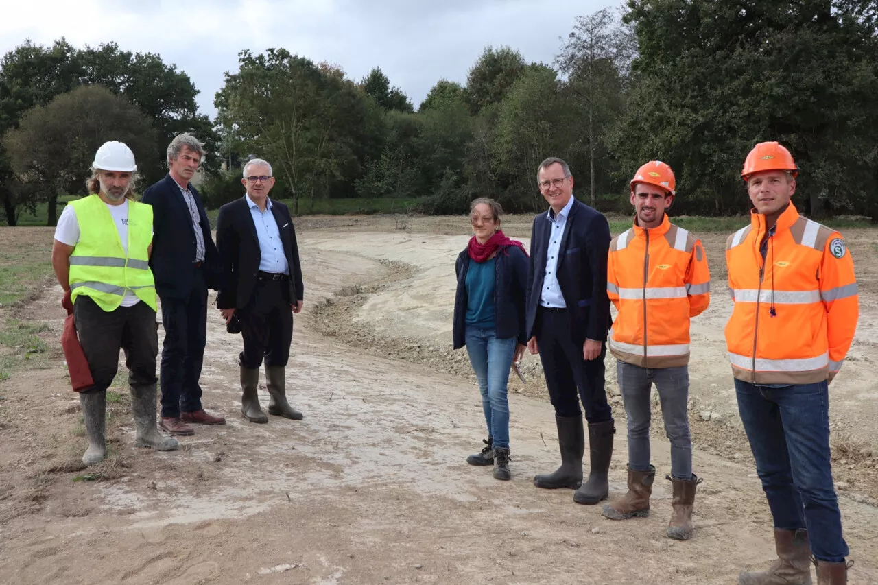 Remise en fonctionnement du ruisseau du Fougeray à Pipriac