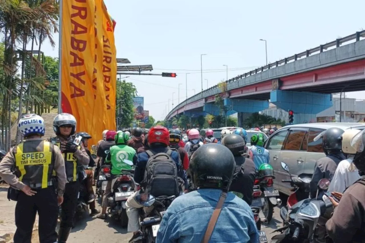 Angka kecelakaan pengendara tanpa SIM di Surabaya tinggi