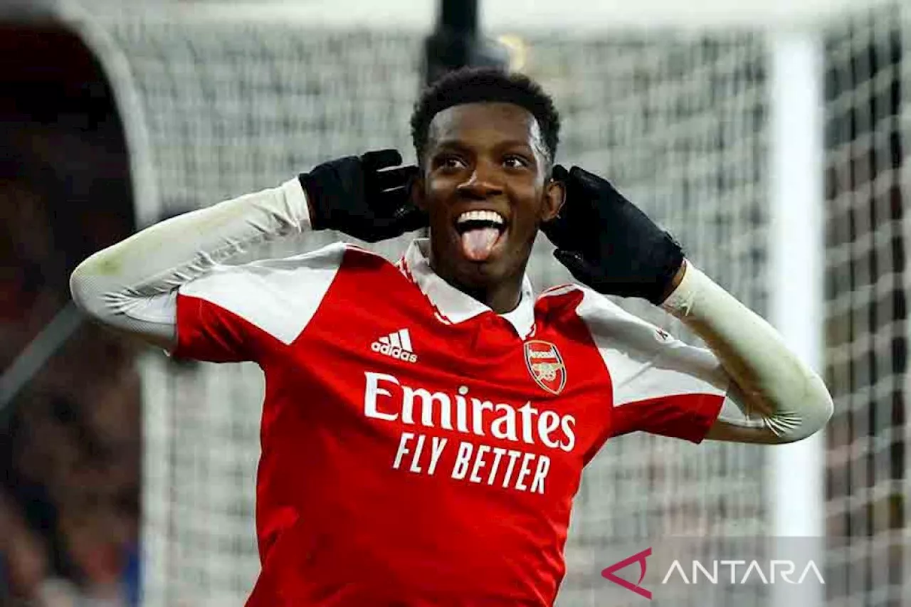 Trigol Eddie Nketiah warnai kemenangan lima gol Arsenal atas Sheffield