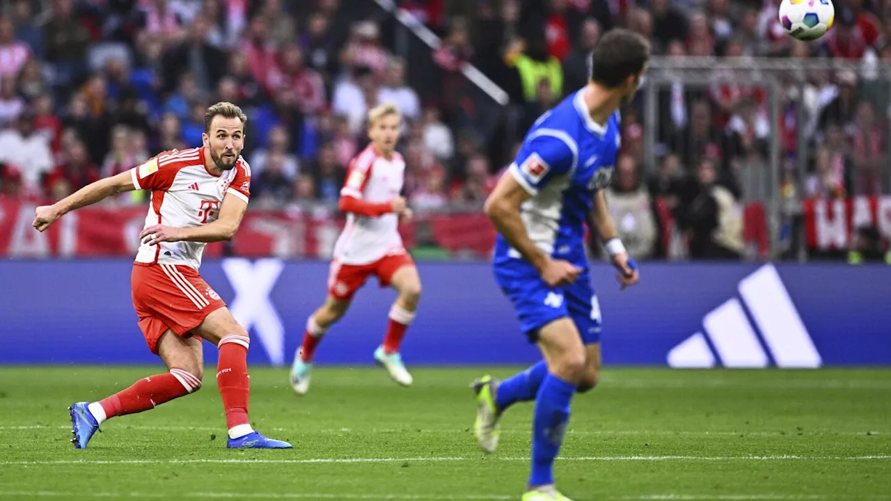 Harry Kane imitates David Beckham by scoring from his own half for Bayern Munich