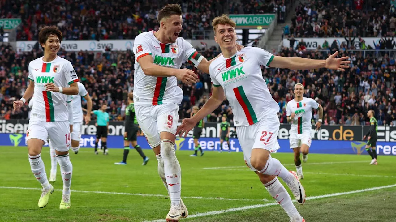 Augsburg gewinnt spektakuläres Spiel gegen Wolfsburg