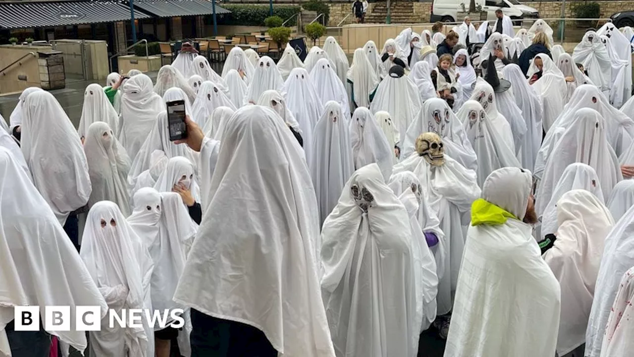 Dorchester's most ghosts world record bid spooked by rain