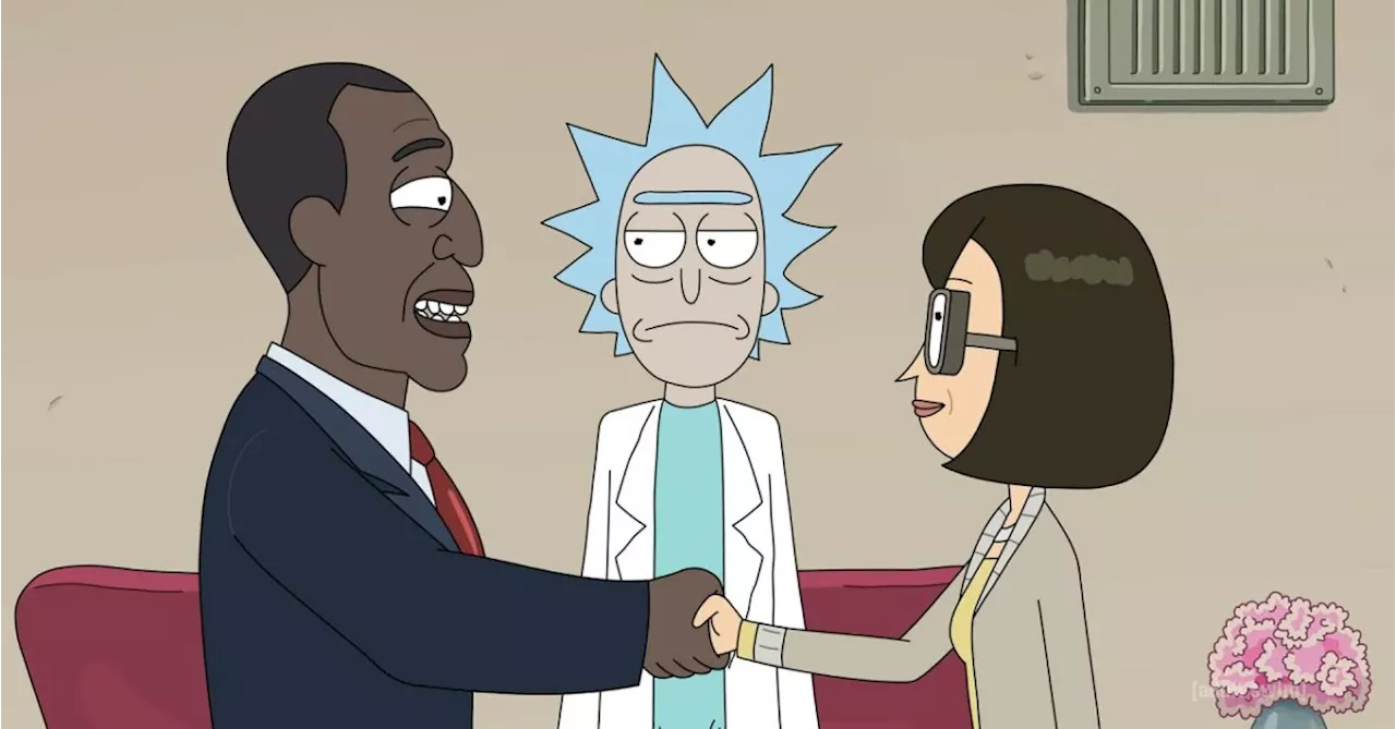 Rick and Morty S07E03 Cold Open: Rick Needs to Set Some Boundaries