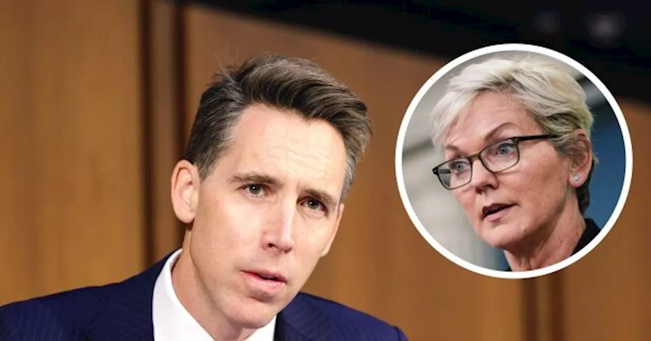 Josh Hawley Asks Federal Watchdog to Investigate Jennifer Granholm for Lying About Holding Stocks