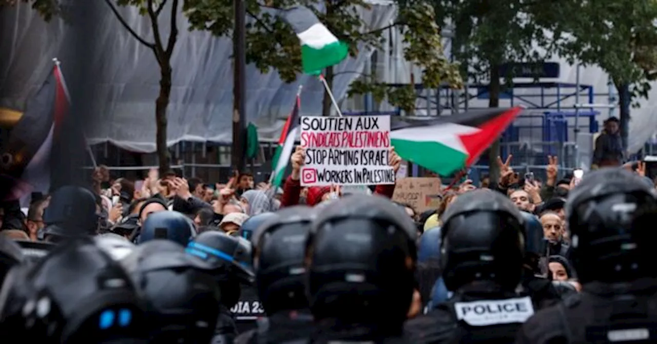 Watch: Police Clash with Anti-Israel Activists at Banned Protest in Paris