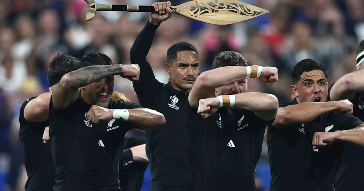 Le haka des All Blacks avant d’affronter la France en ouverture de la Coupe du monde de rugby