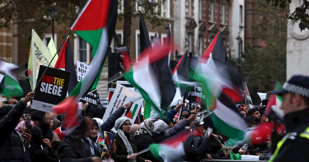 Manifestation à Londres pour la Palestine