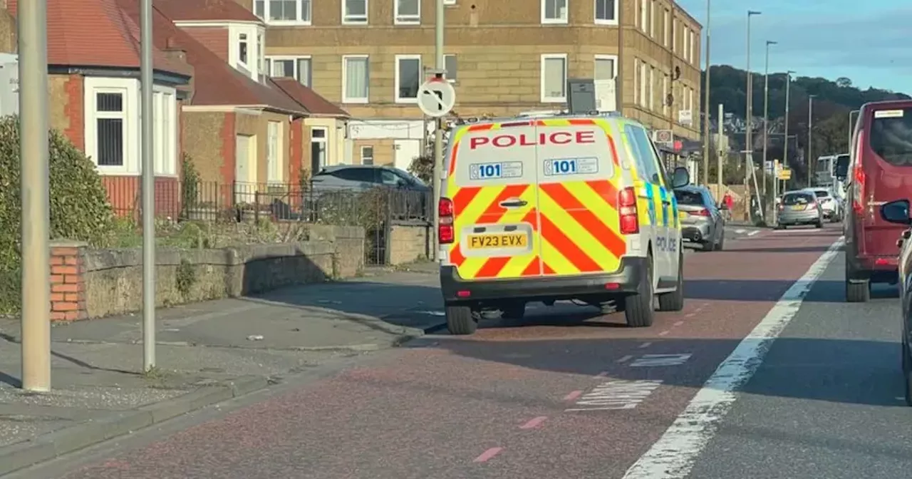 'Glass and debris' scattered across busy Scots road after man hit by car