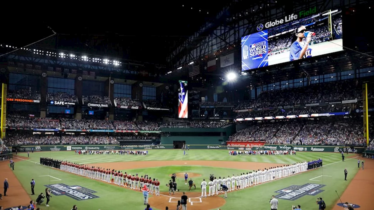 Globe Life Field roof closed for Rangers-Diamondbacks Game 2