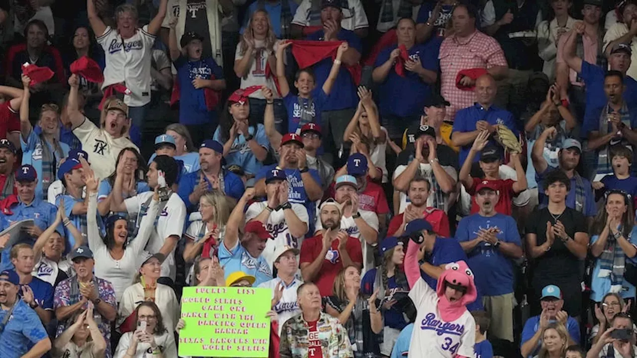 Texas Rangers Fans Show Up Loud, Proud For World Series Game 1 | United ...