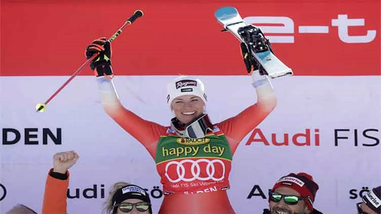 Swiss Gut-Behrami clinches narrow win in giant slalom World Cup opener