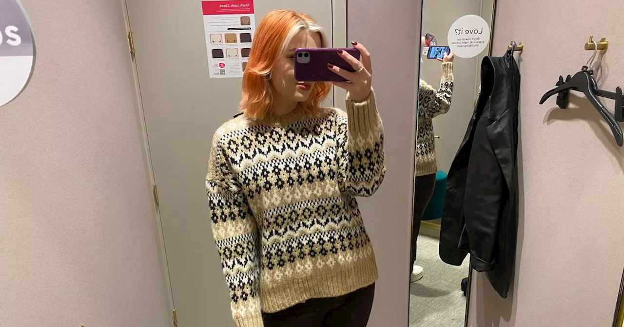 I went to M&S and found a 'cosy outfit' in 'autumnal colours'