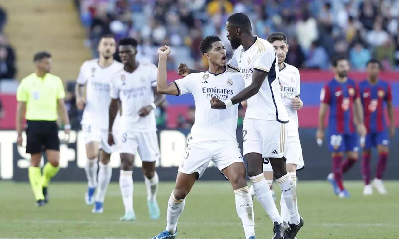 Barcelona vs. Real Madrid: Bellingham marca golazo y empata el clásico de España, video