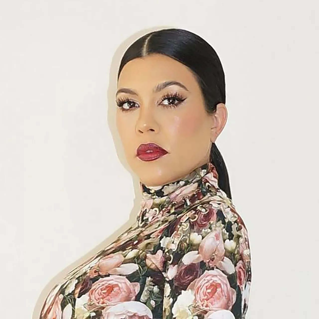 Pregnant Kourtney Kardashian Recreates One of Kim Kardashian's Most Iconic Looks for Halloween