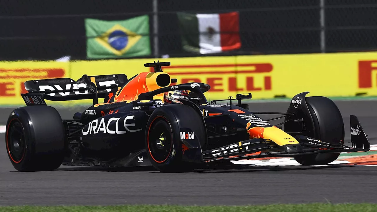 Verstappen en tête lors des essais libres du Grand Prix de Mexico