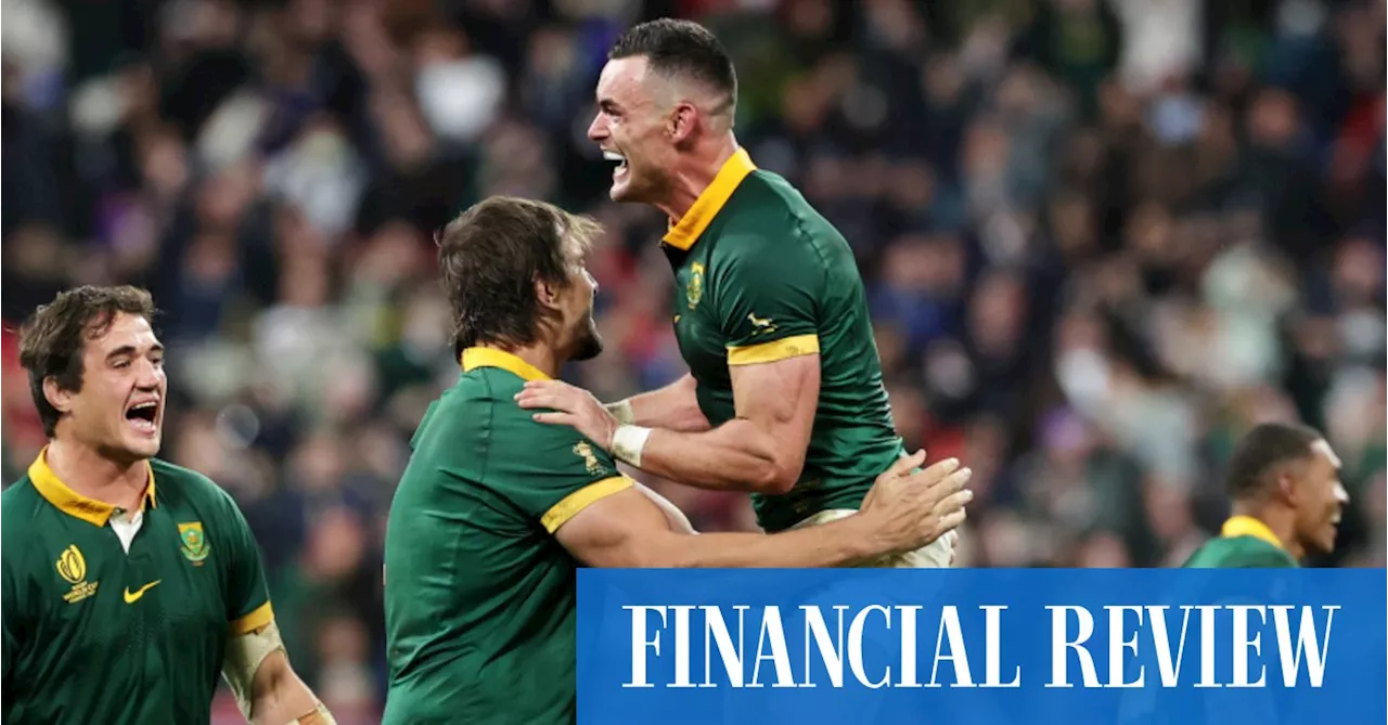 South Africa beats New Zealand to claim record fourth Rugby World Cup