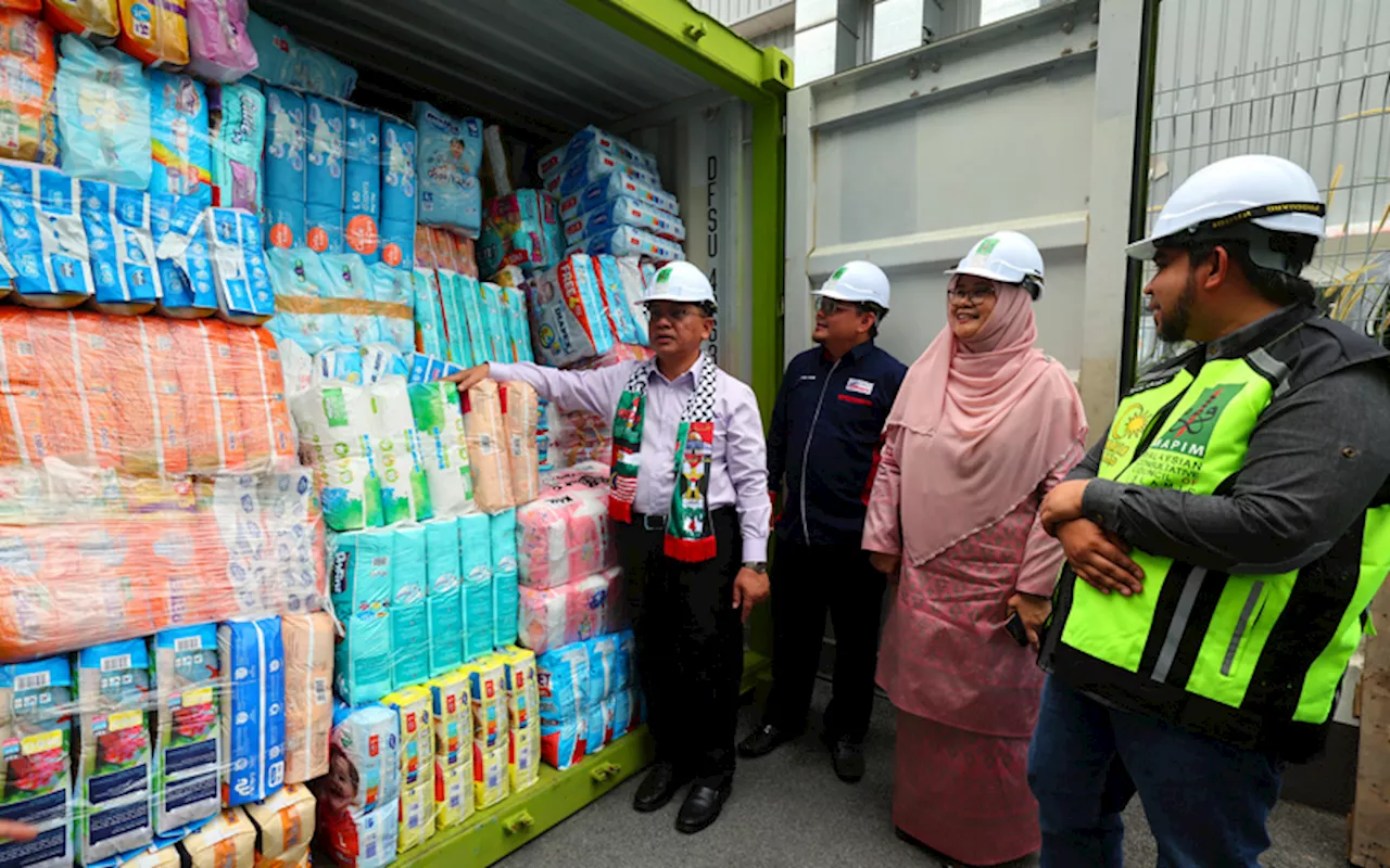 50 tonnes of humanitarian aid worth RM7mil ready to be sent to Gaza