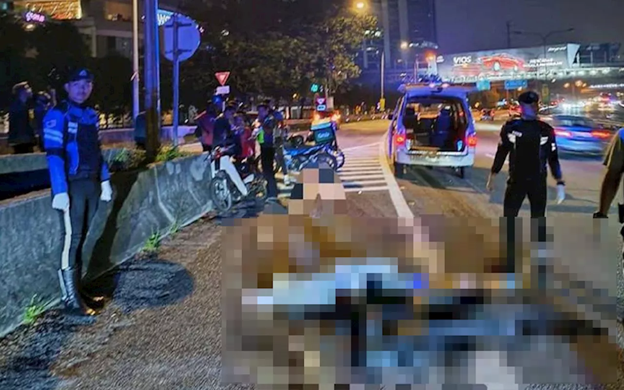 Polis buru pemandu lori, langgar maut wanita