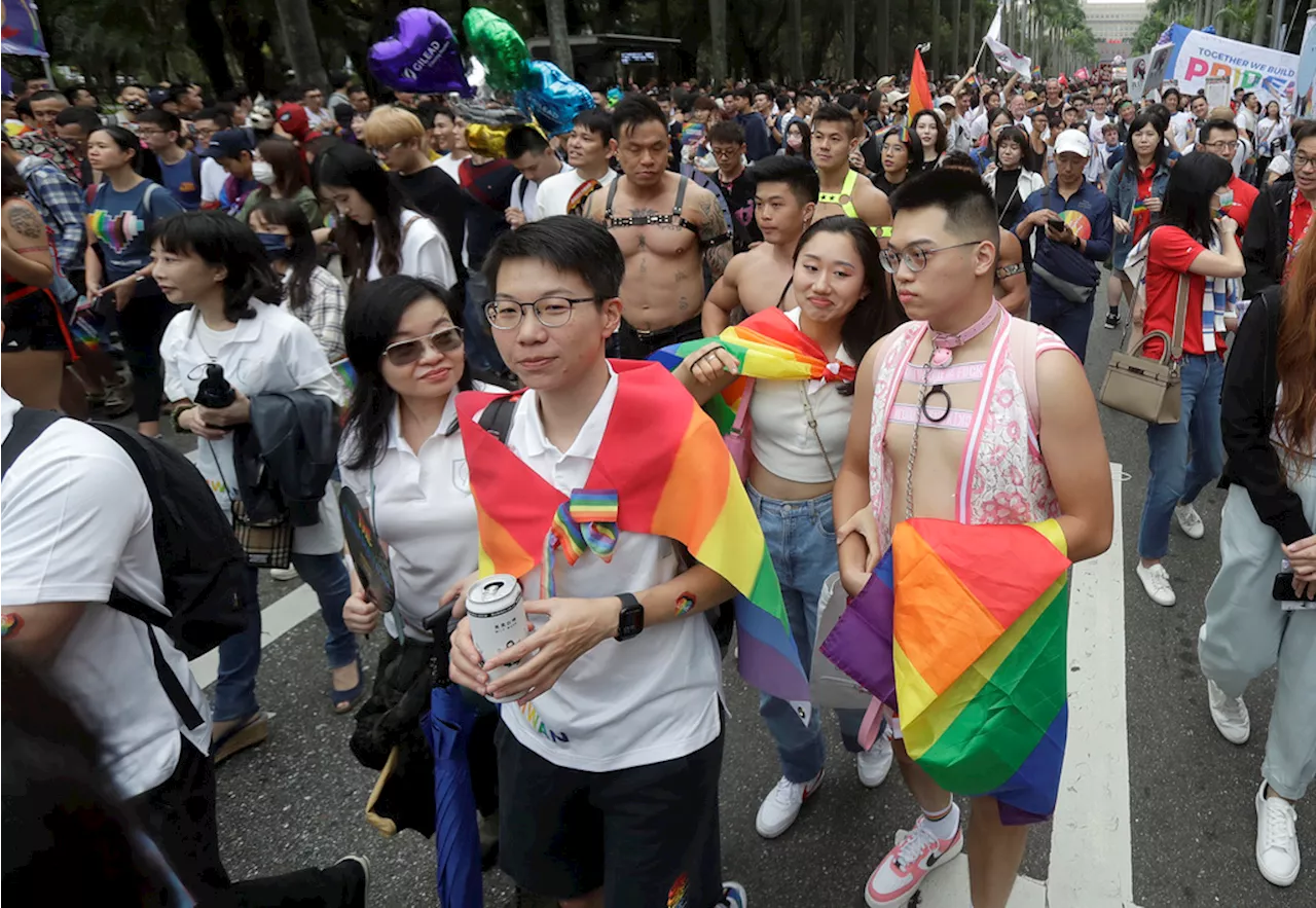 Taiwan celebrates LGBTQ Pride after landmark adoption rights ruling