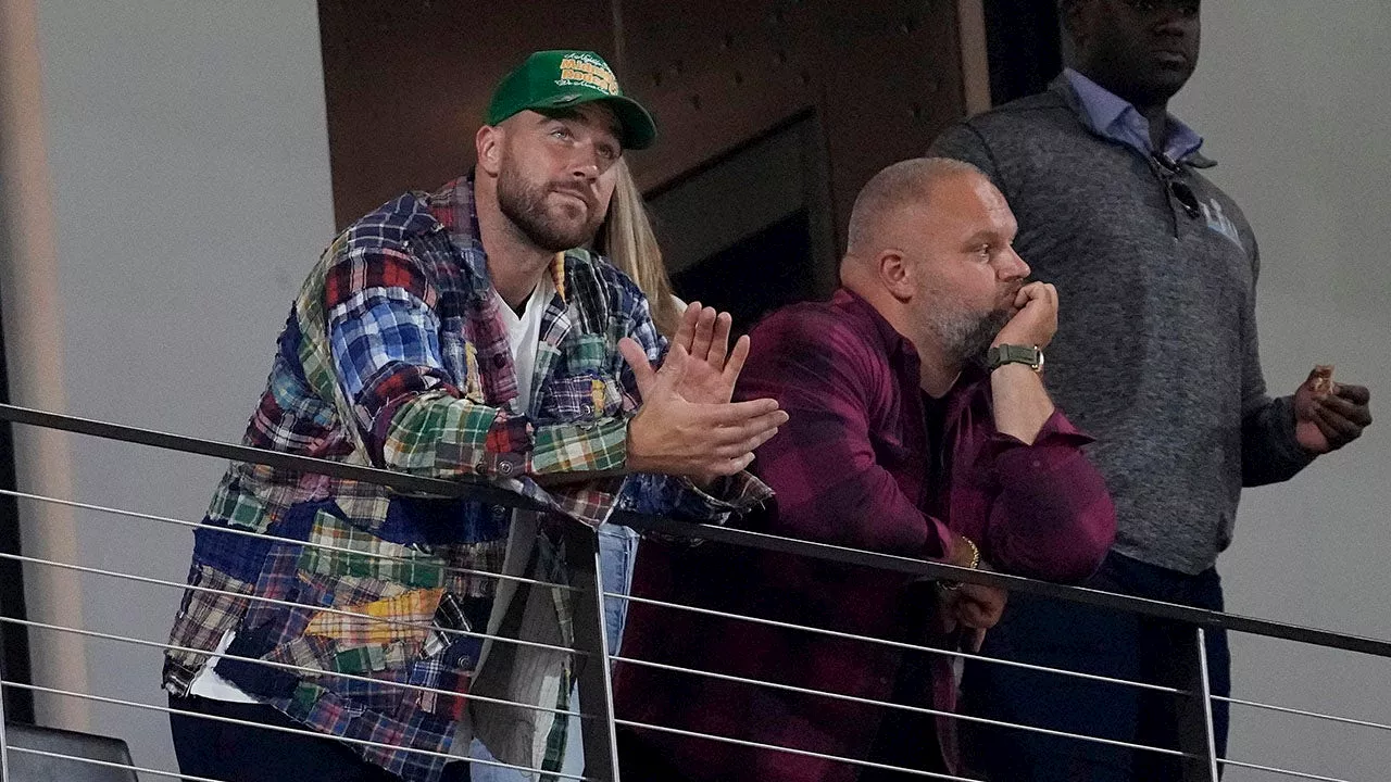 Chiefs star Travis Kelce dances to Taylor Swift’s ‘Shake It Off’ at World Series game