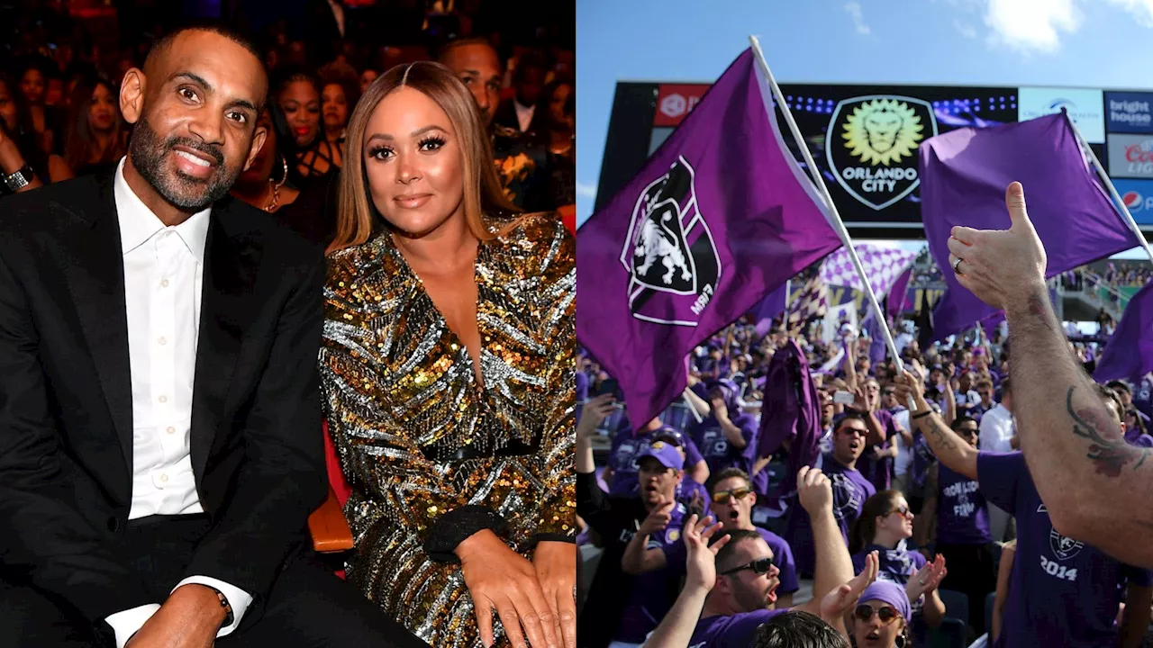 NBA legend Grant Hill and singer Tamia Hill throw backing behind Orlando City SC and Orlando Pride franchises in MLS & NWSL