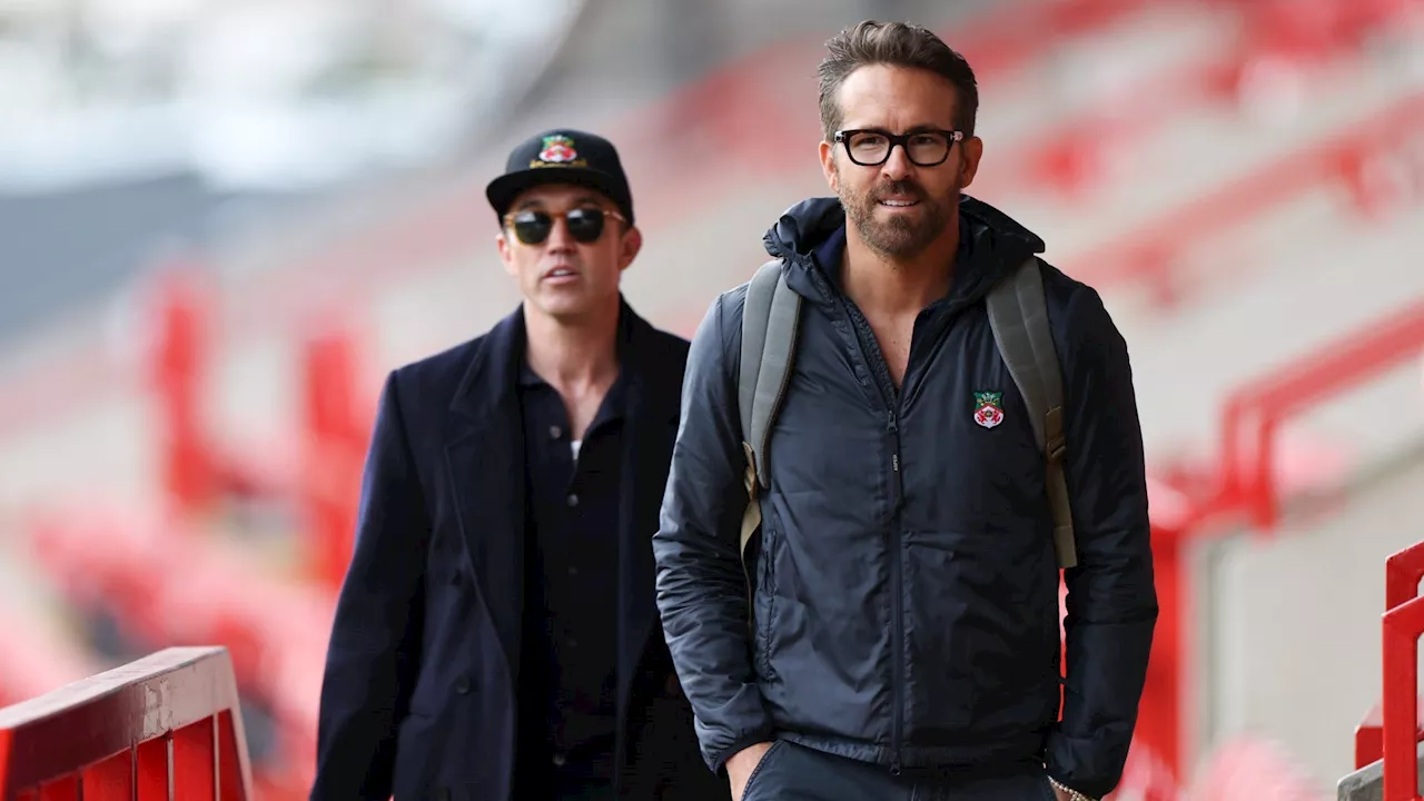 Wrexham co-owners Ryan Reynolds & Rob McElhenney celebrate two years since remarkable Hollywood takeover