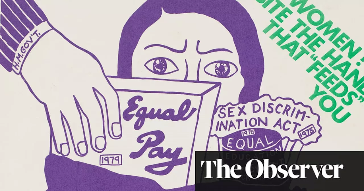 Posters charting the feminist fight