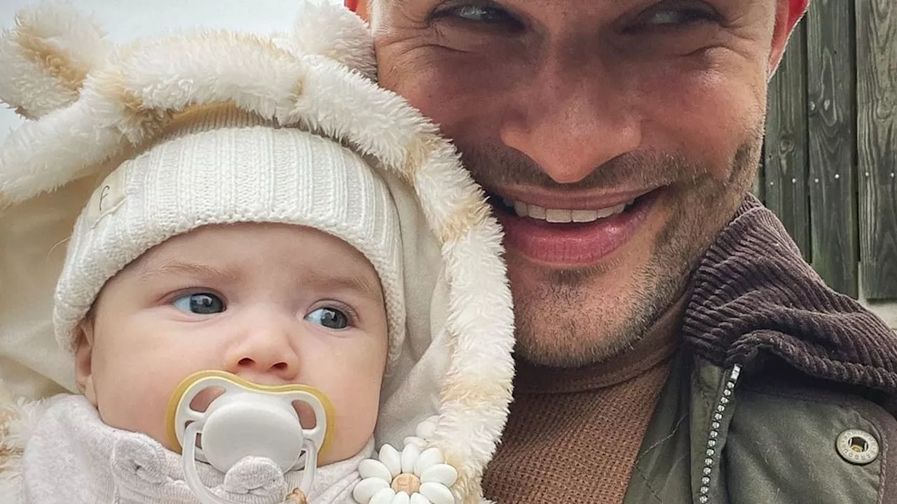 Aljaz Skorjanec cuddles up with baby girl Lyra in heartfelt new photo