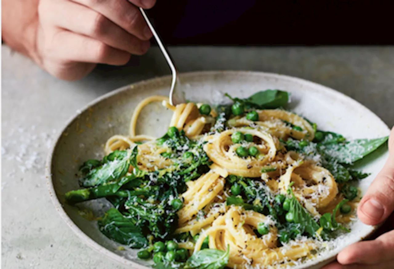 Ease your way into healthier eating with Donal Skehan’s ‘all the greens’ pasta recipe