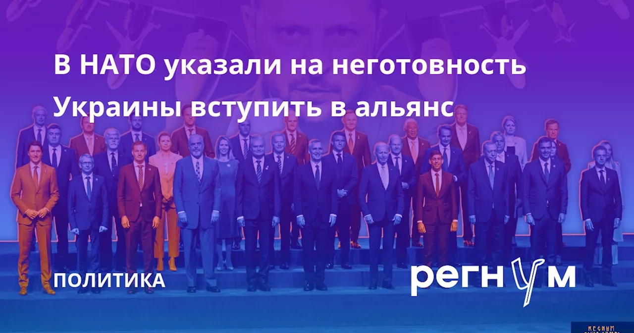 В НАТО указали на неготовность Украины вступить в альянс