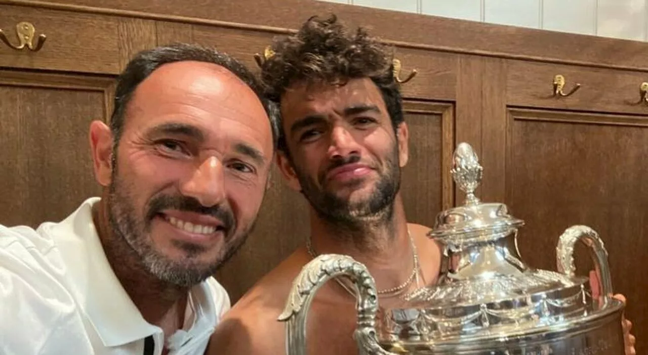 Berrettini lascia il coach Santopadre: «Senza te non ci sarebbe stato The hammer, sei riuscito a farmi sognare