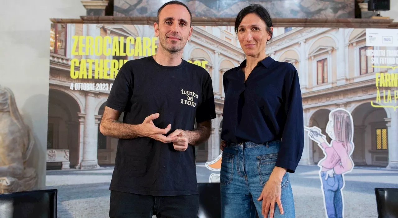 Zerocalcare e Catherine Meurisse a Palazzo Farnese per un incontro sul fumetto