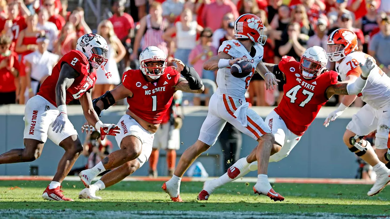 Clemson loses 24-17 to NC State, on pace for worst season since 2010