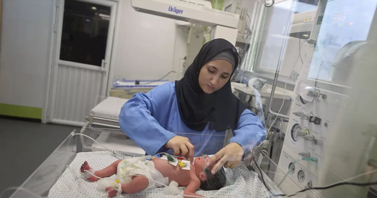 Giving birth amid Gaza's devastation is traumatic, but babies continue to be born