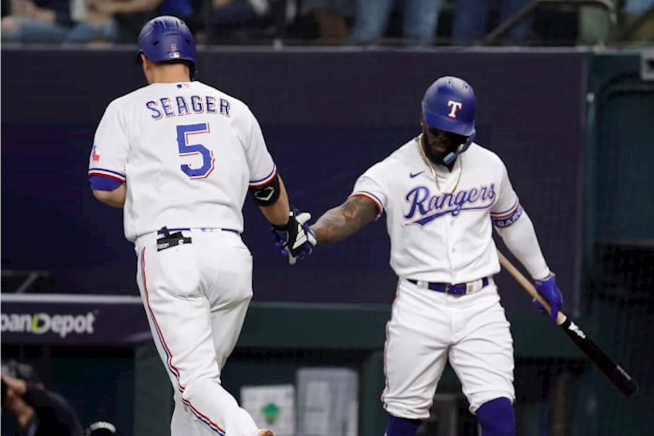 Rangers slugger Adolis García matches MLB postseason record with 21st RBI in World Series opener