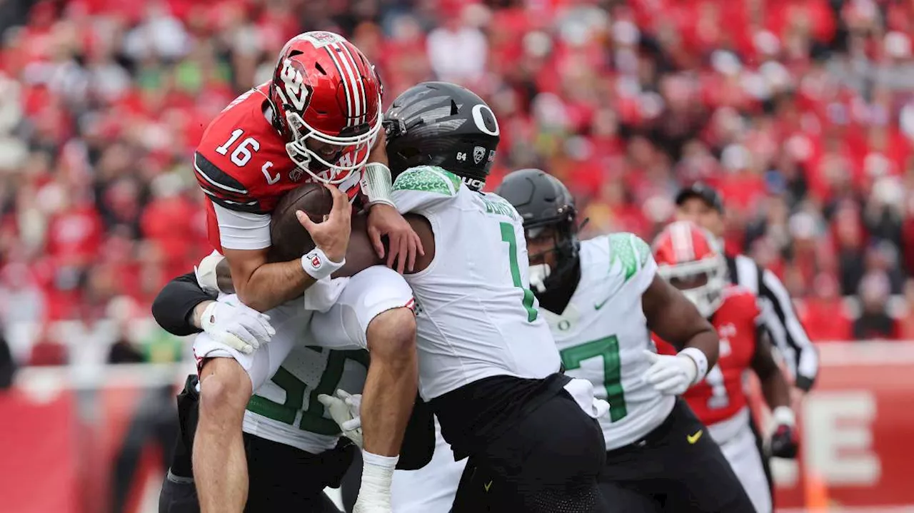 No. 8 Oregon overwhelms No. 13 Utah in 35-6 win, ends Utes home win streak