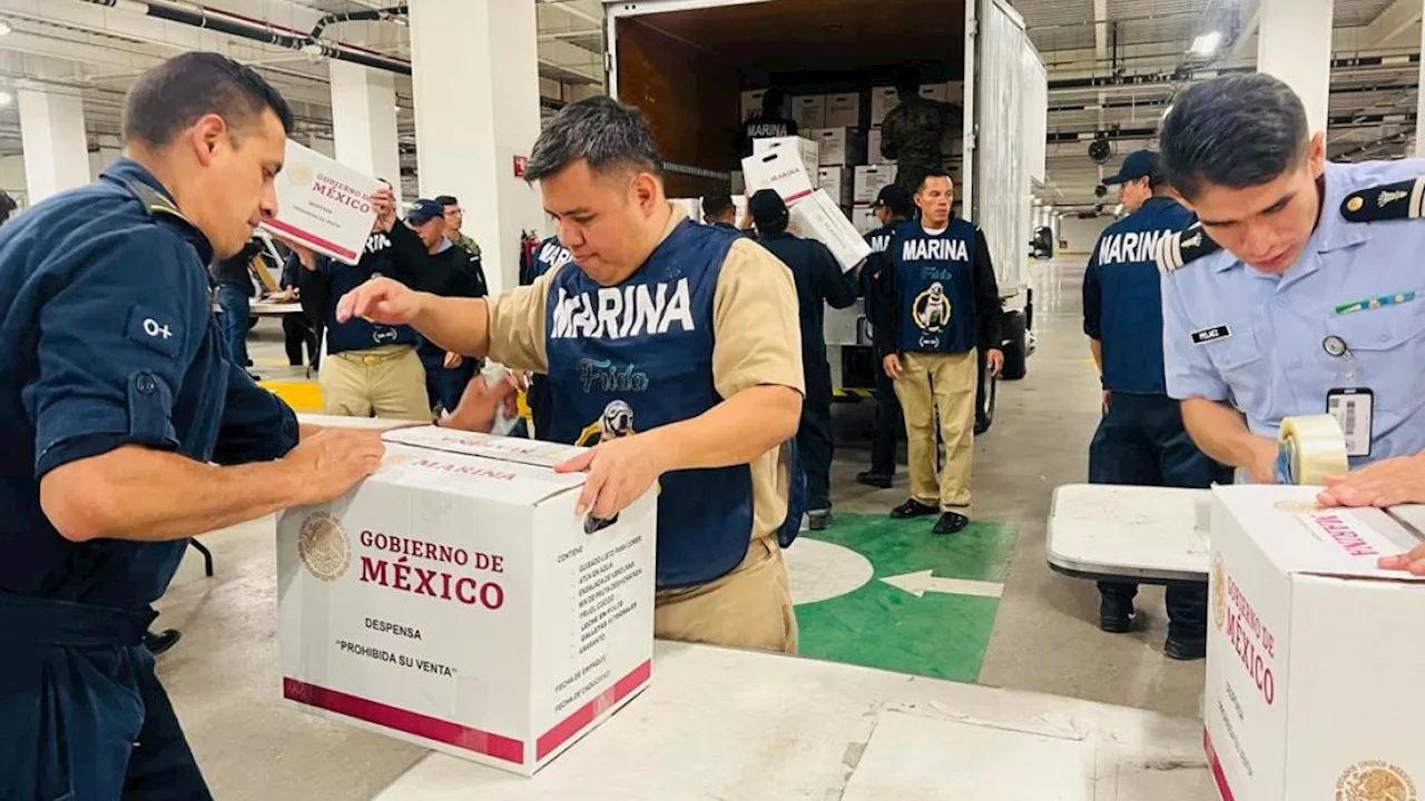 Arriba más ayuda de la Marina a Acapulco; siguen activos 5 centros de acopio