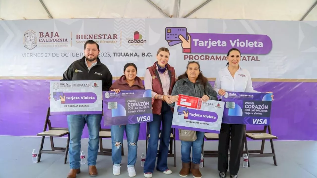 Marina del Pilar refuerza entrega de Tarjeta Violeta en Baja California