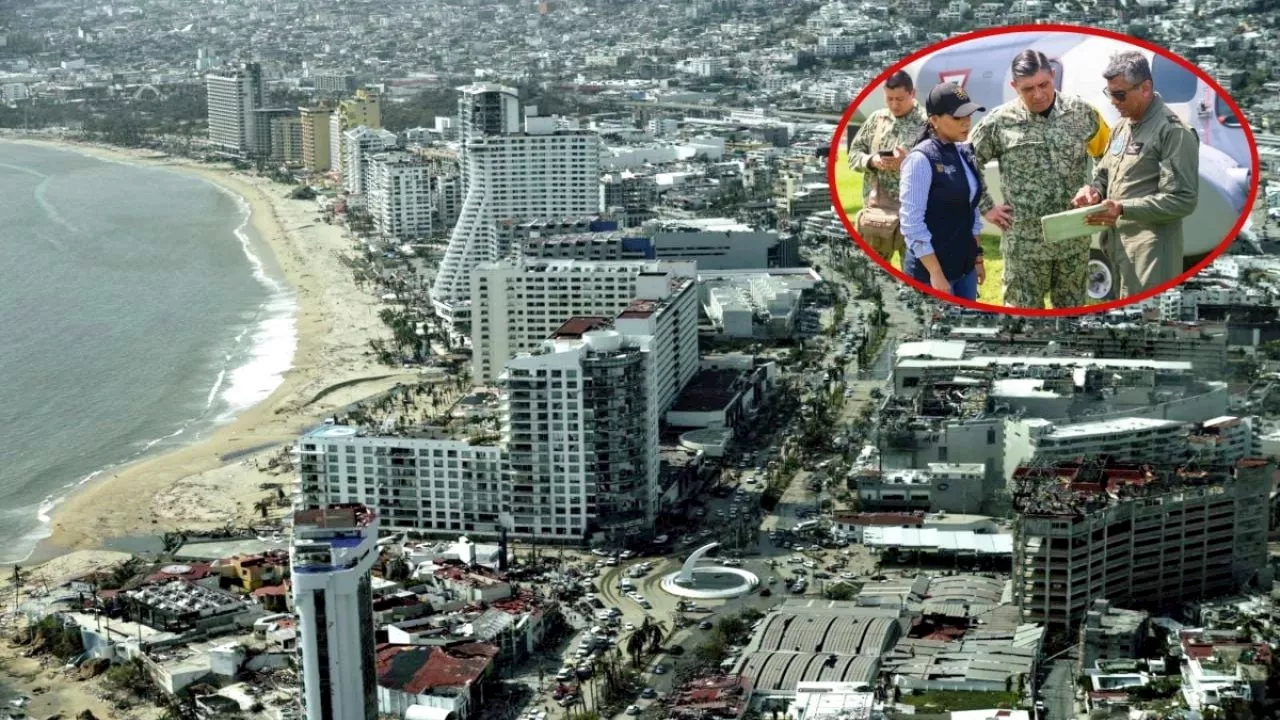  Huracán Otis: Publican fotografías aéreas de Acapulco, revelan un puerto destrozado