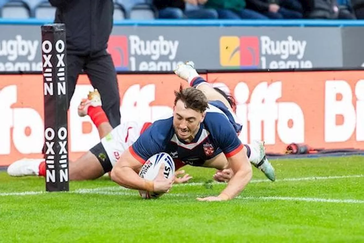 England 14 Tonga 4: hosts seal Test series win as Warrongton Wolves' Matty Ashton stars