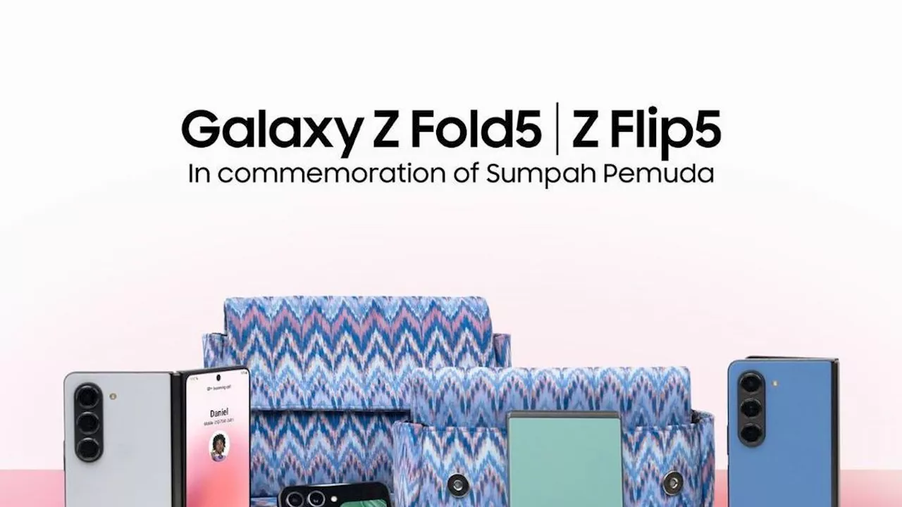 Samsung Rilis Galaxy Z Fold 5 dan Z Flip 5 Edisi Khusus Buat Rayakan Hari Sumpah Pemuda 2023