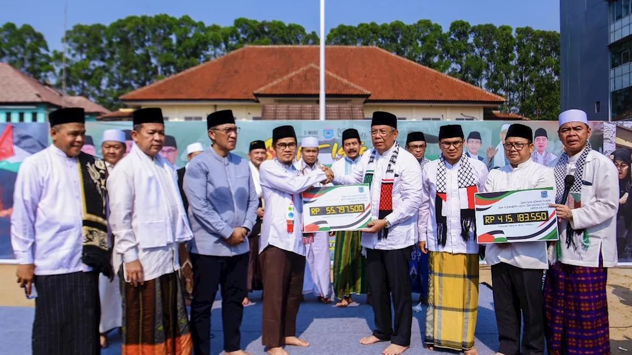 Wali Kota Tangsel Himpun Donasi untuk Palestina, Terkumpul Lebih dari Rp500 Juta