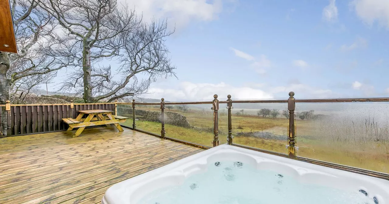 Cosy Lake District log cabins with a hot tub for the perfect winter getaway