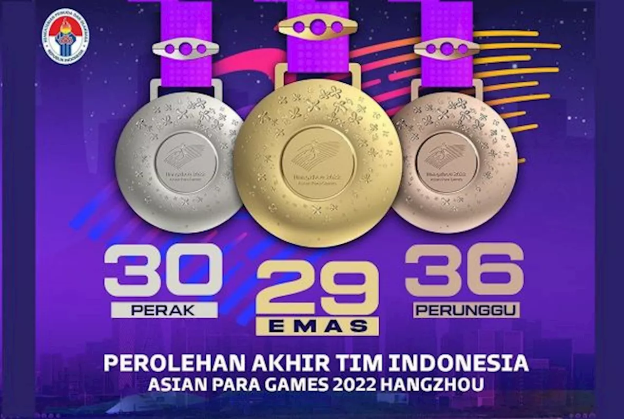 Lampaui Target, CdM Apresiasi Capaian Atlet Asian Para Games