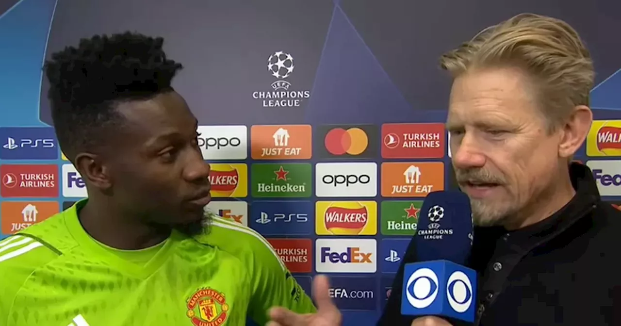 What Man United legend Peter Schmeichel told Andre Onana after penalty save