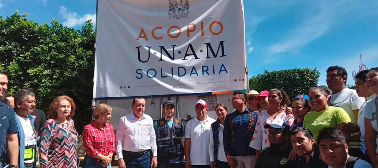 UNAM Entrega A Universidad Autónoma De Guerrero Ayuda Para Afectados ...